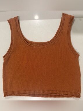 By Together Terracotta Knit Tank Top